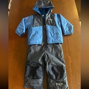 18-24mo Columbia 2-piece snowsuit jacket and bibs